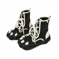 Line art design animal claw high-top sneakers  OR0908