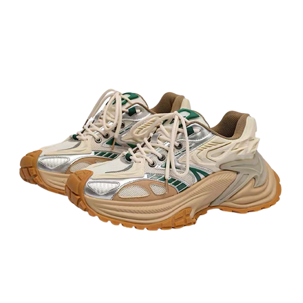 Mechanical sporty style platform sneakers  OR0917