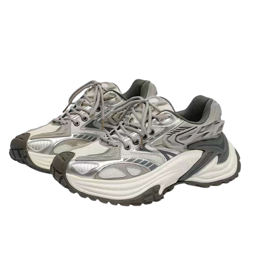 Mechanical sporty style platform sneakers  OR0917