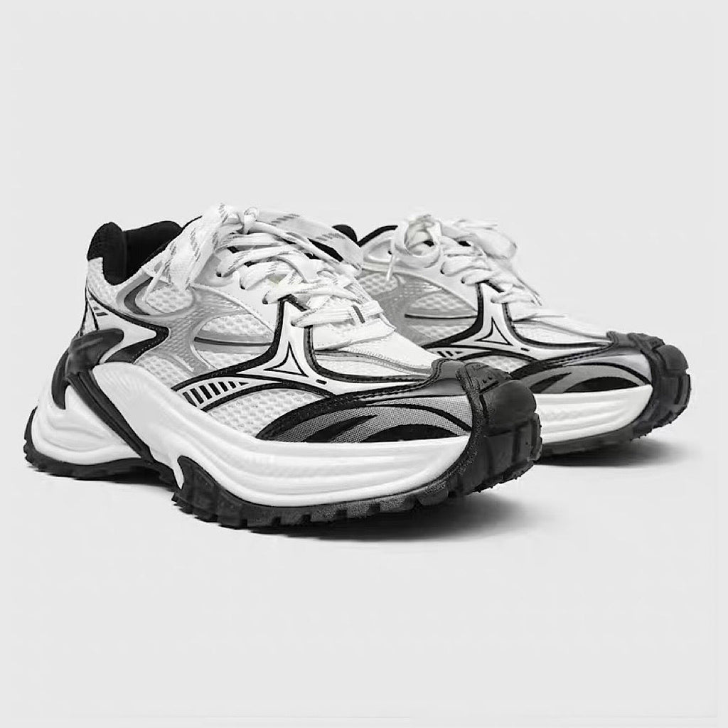 Mechanical sporty style platform sneakers  OR0917