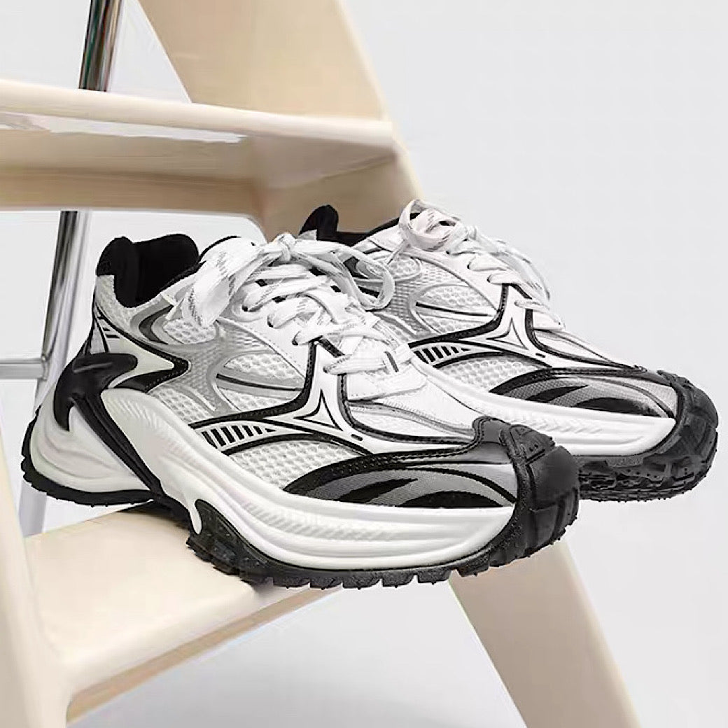 Mechanical sporty style platform sneakers  OR0917