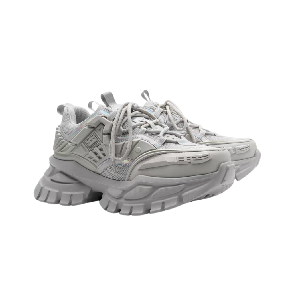 Upper with textured sole design, platform dad sneakers  OR0919