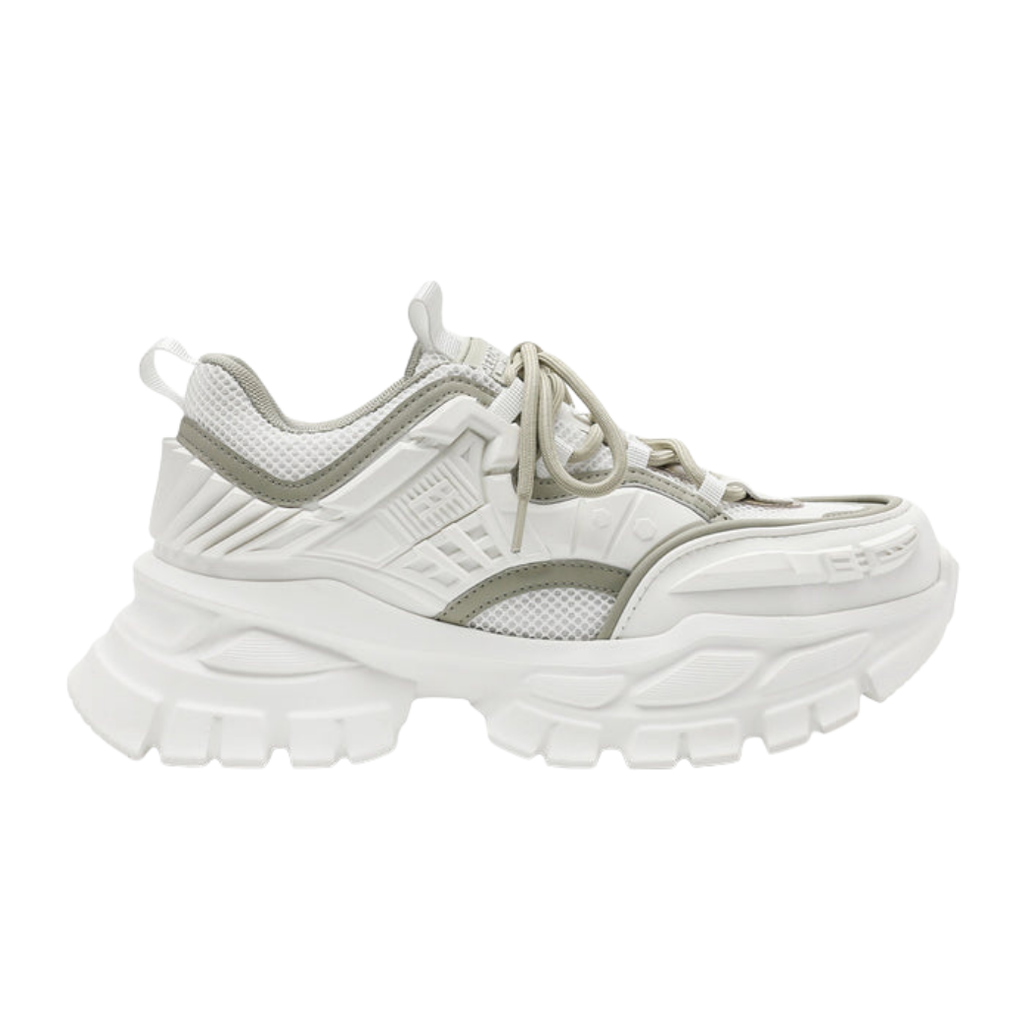 Upper with textured sole design, platform dad sneakers  OR0919