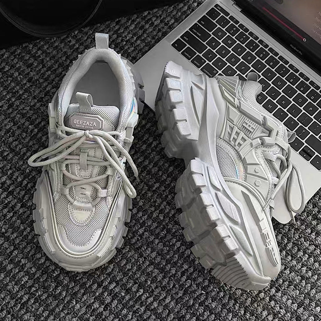 Upper with textured sole design, platform dad sneakers  OR0919