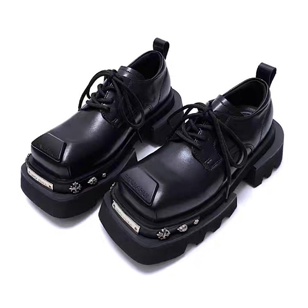 Silver point sole design platform upper style sneaker boots  OR0920