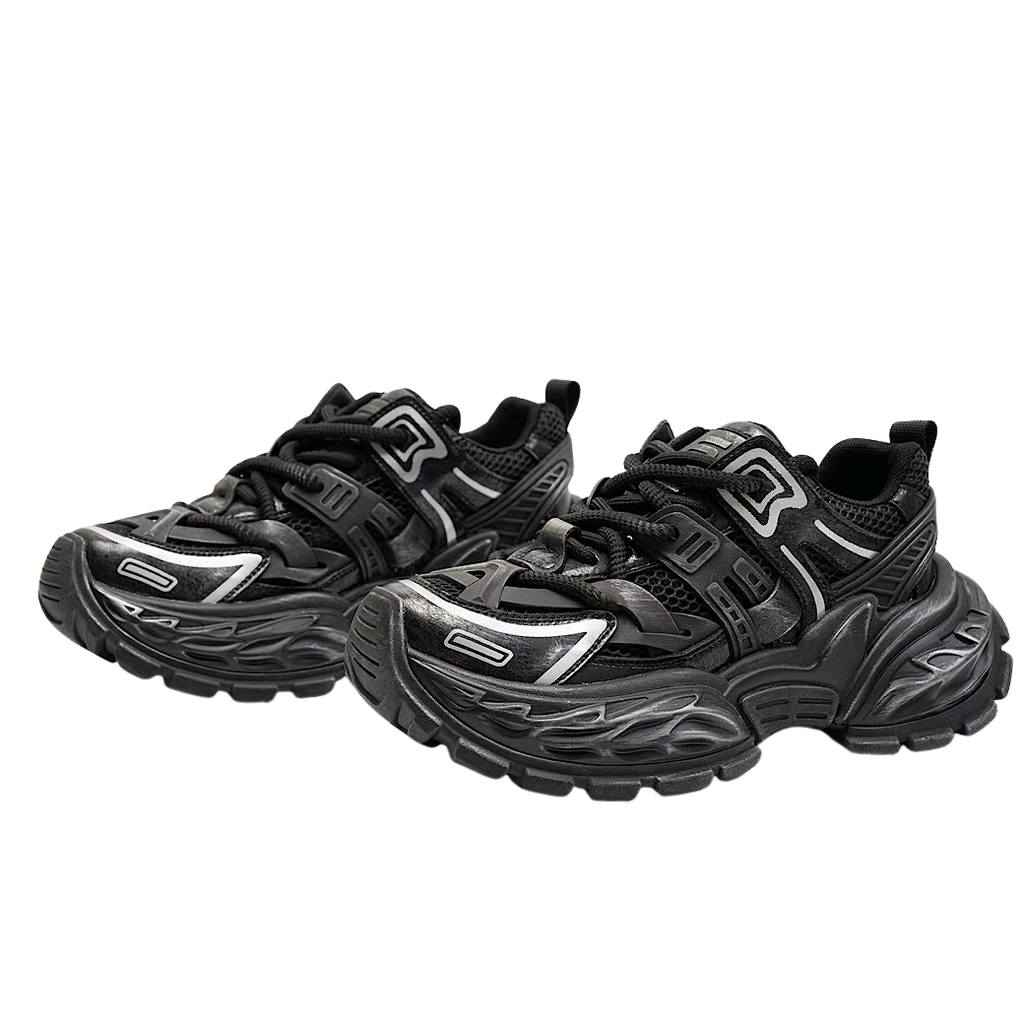 Dinosaur-inspired platform crossover sneakers  OR0924