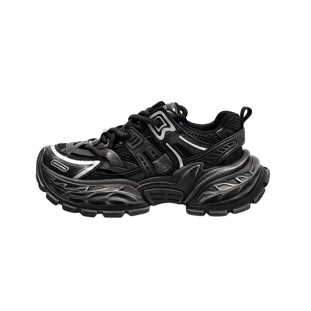 Dinosaur-inspired platform crossover sneakers  OR0924