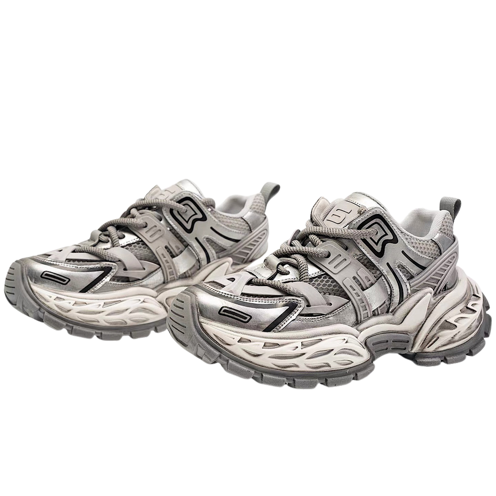 Dinosaur-inspired platform crossover sneakers  OR0924