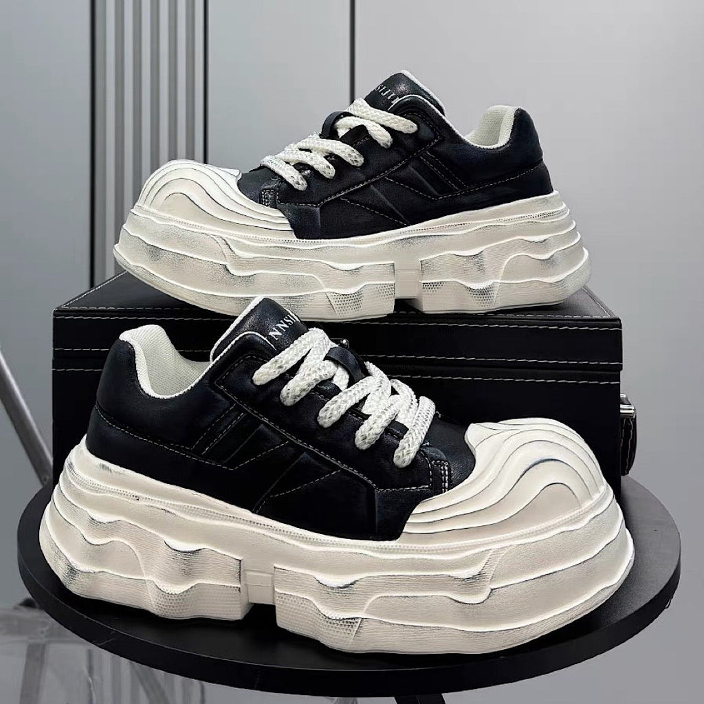 Simple monochrome platform sneakers  OR0926