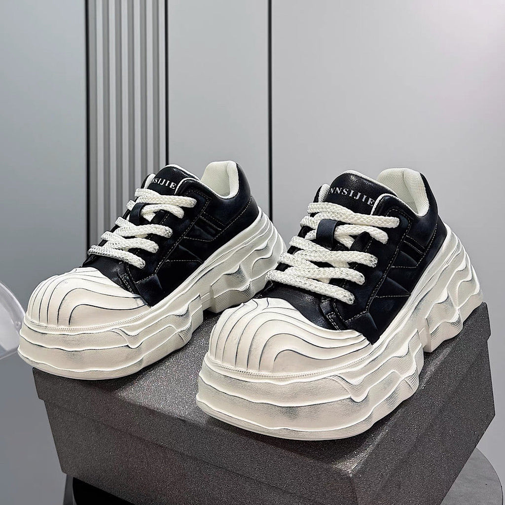 Simple monochrome platform sneakers  OR0926