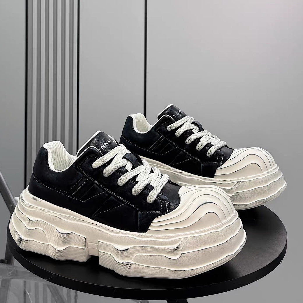 Simple monochrome platform sneakers  OR0926