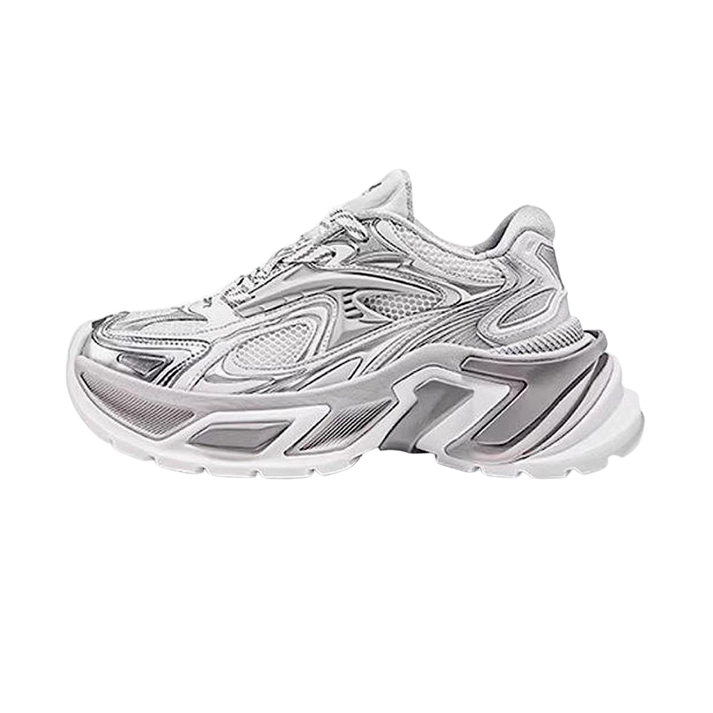 Futuristic-style chunky wide-sole sneakers  OR0929