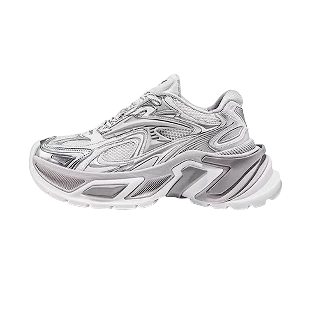 Futuristic-style chunky wide-sole sneakers  OR0929