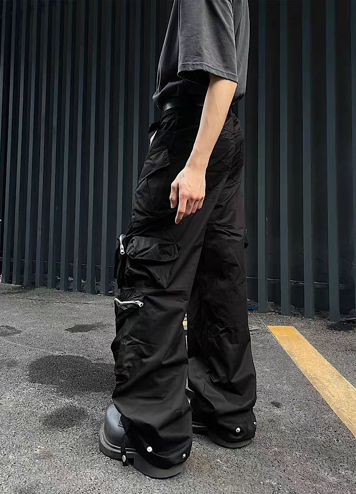 Multi-pocket design street style cargo pants  OR0947