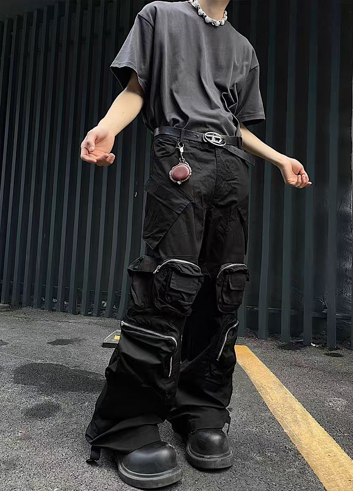 Multi-pocket design street style cargo pants  OR0947