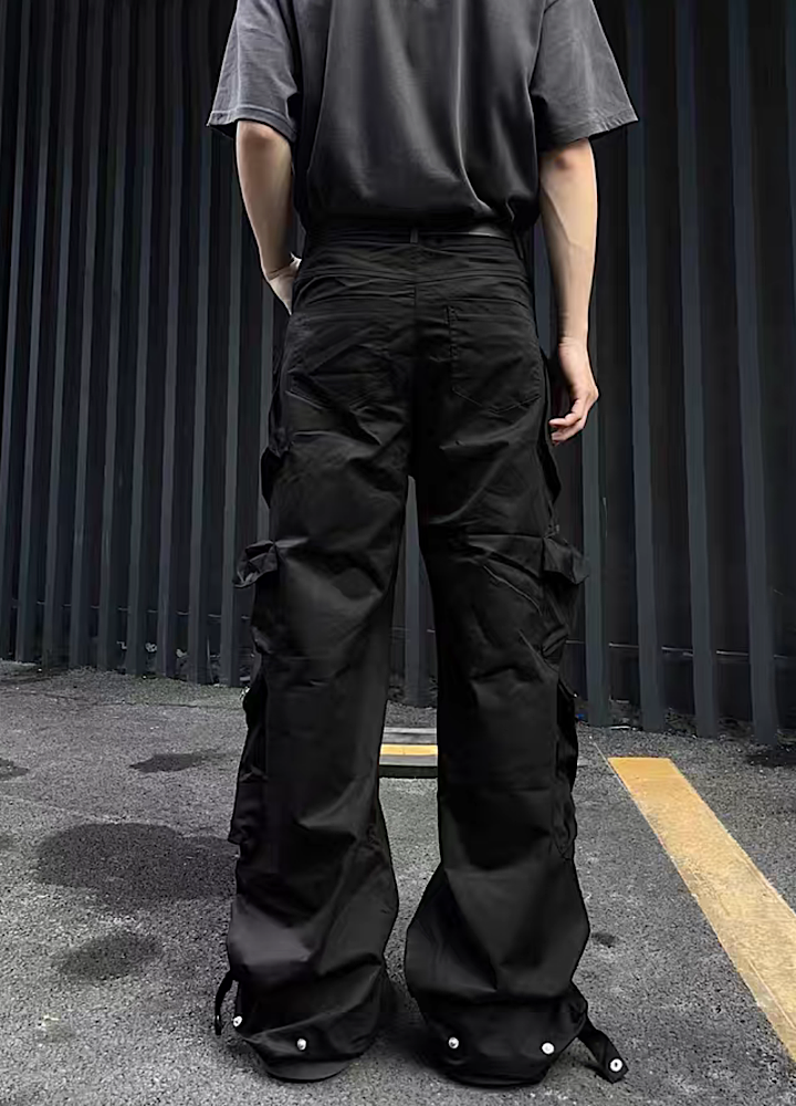 Multi-pocket design street style cargo pants  OR0947