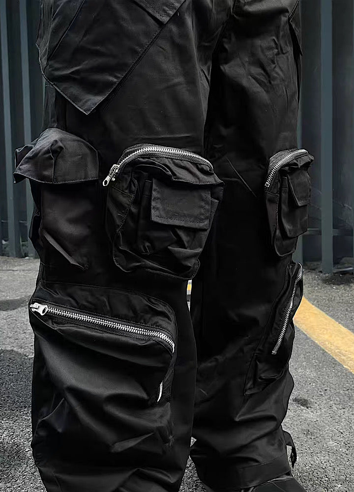 Multi-pocket design street style cargo pants  OR0947