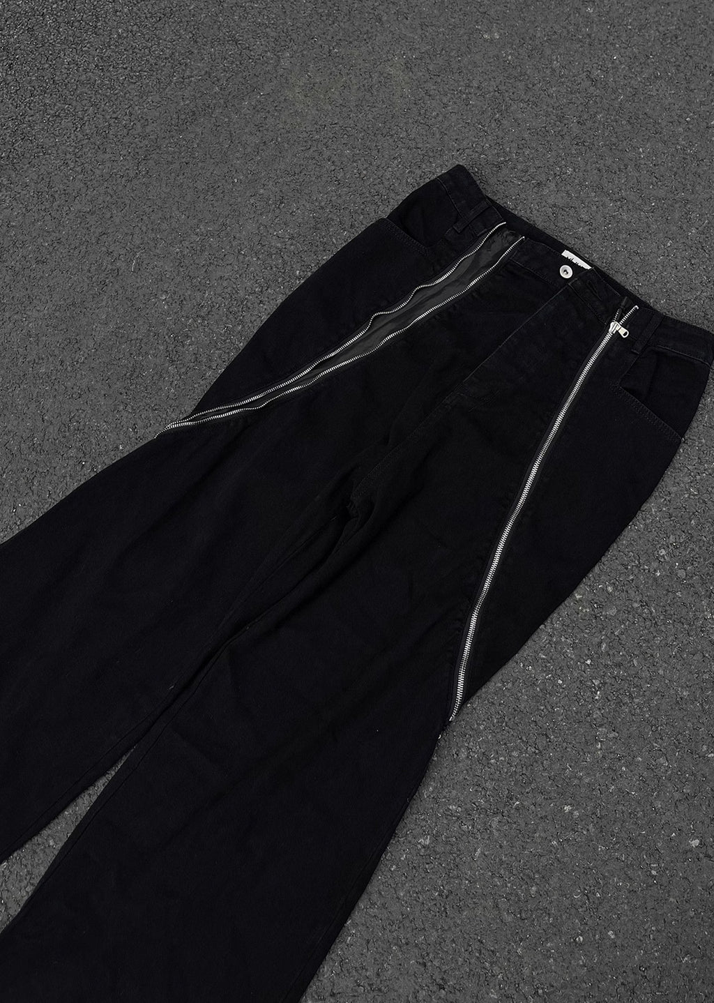 Gimmick full zip blackie design slacks pants  OR0978