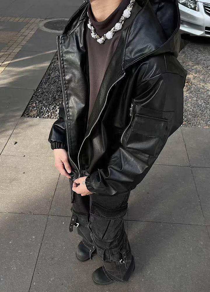 Regular silhouette devil design hoodie jacket  OR0995