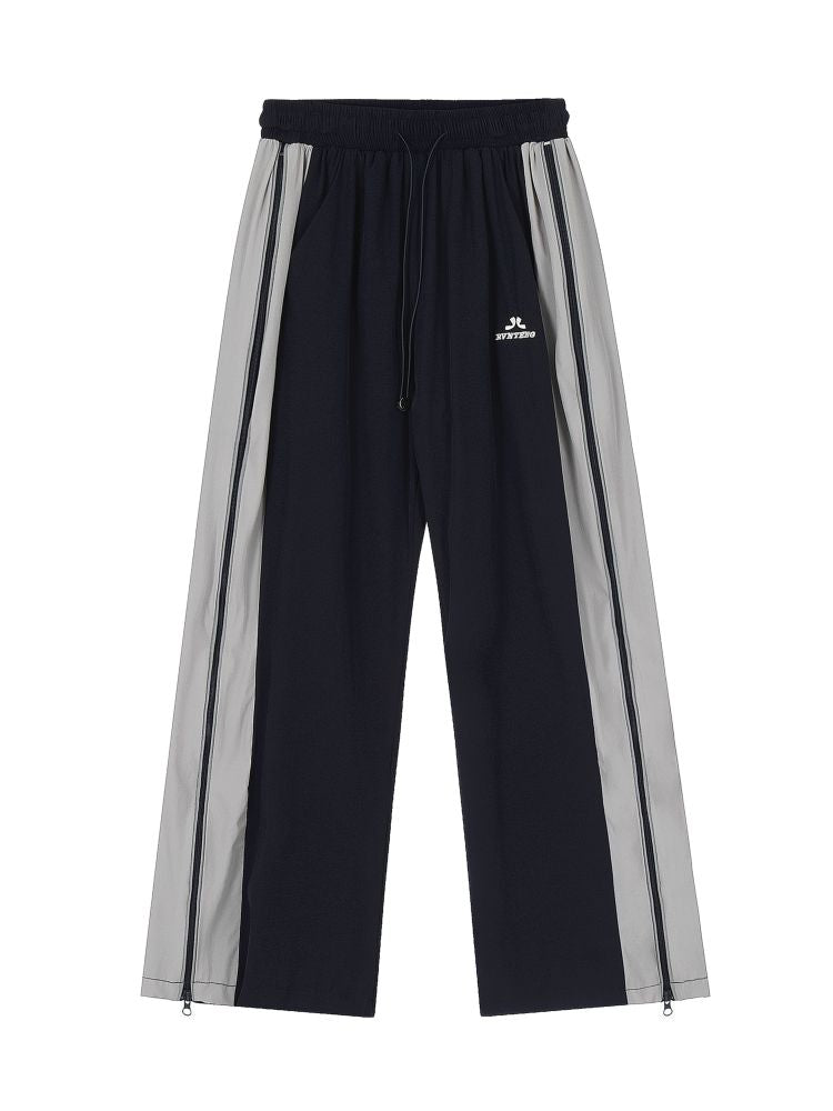 Side line zipper slit casual pants  OR1001