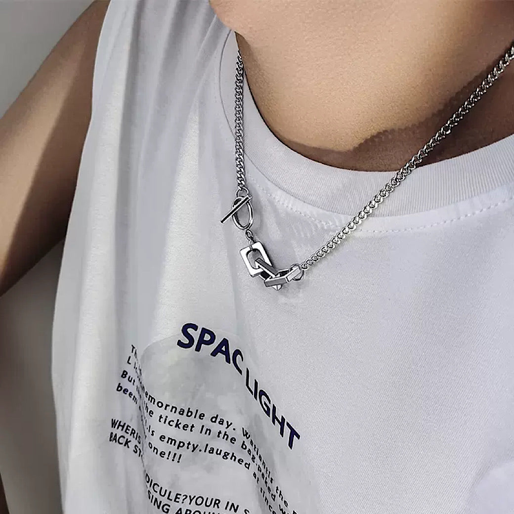 Connection ring design necklace  OR1004
