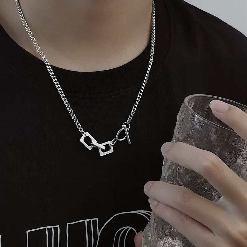 Connection ring design necklace  OR1004
