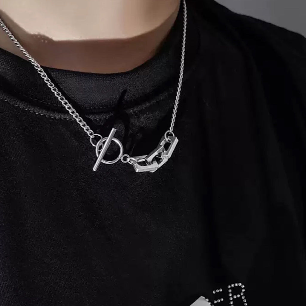 Connection ring design necklace  OR1004
