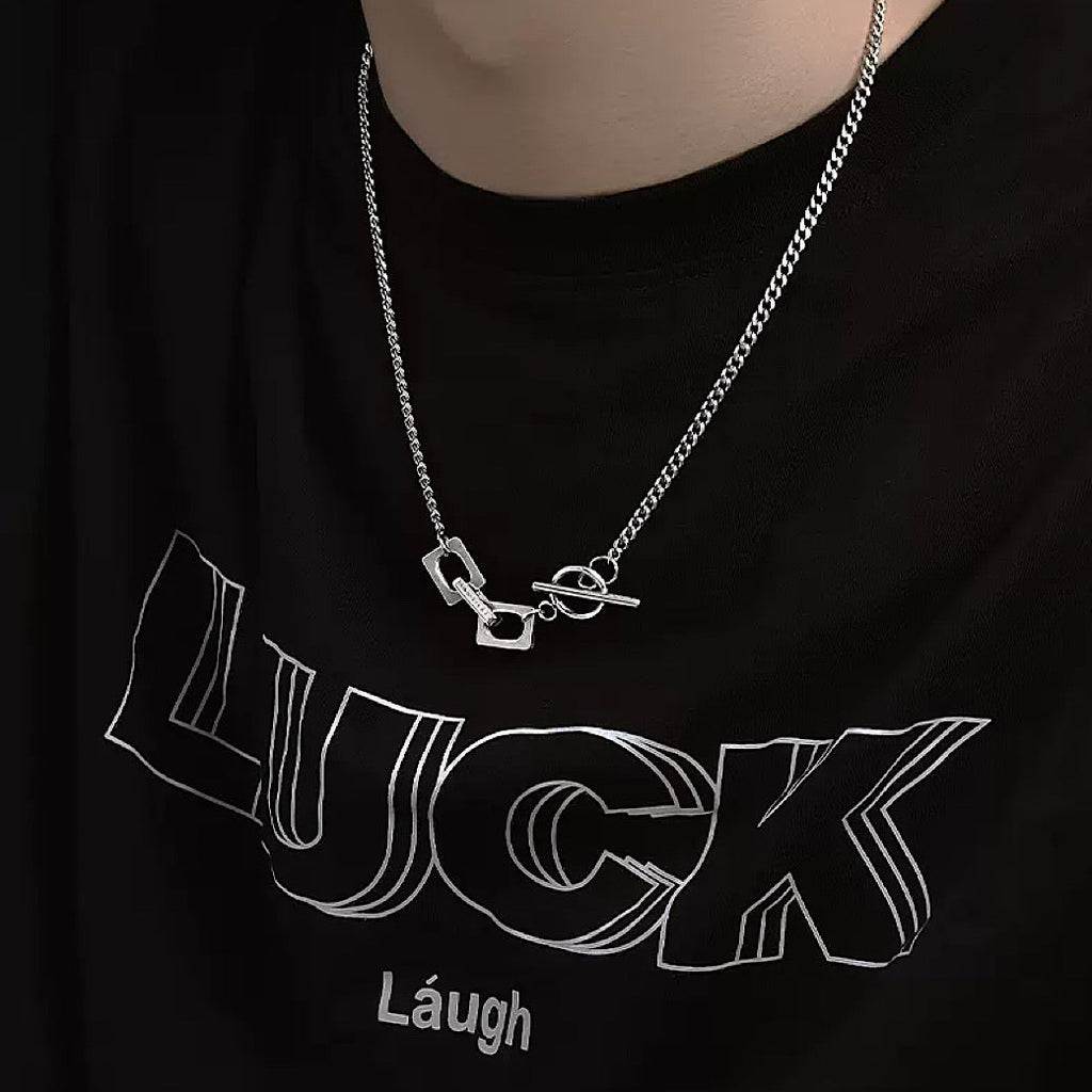 Connection ring design necklace  OR1004
