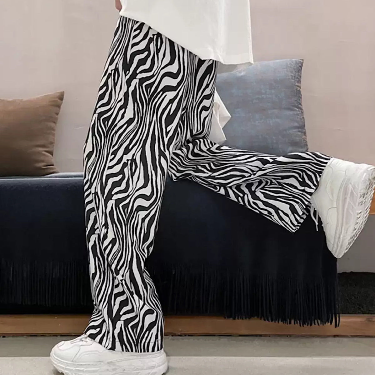 2-color zebra pants  OR1010