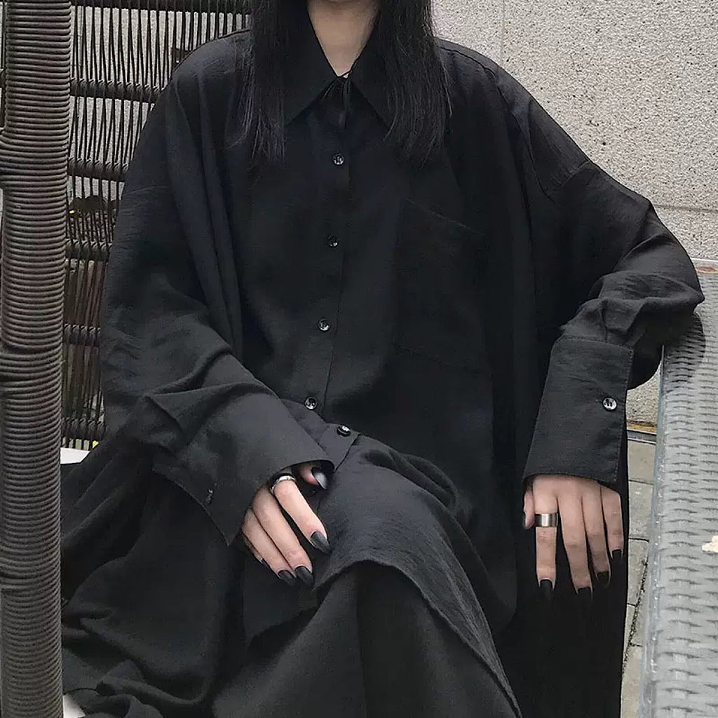 Black mode long shirt  OR1013