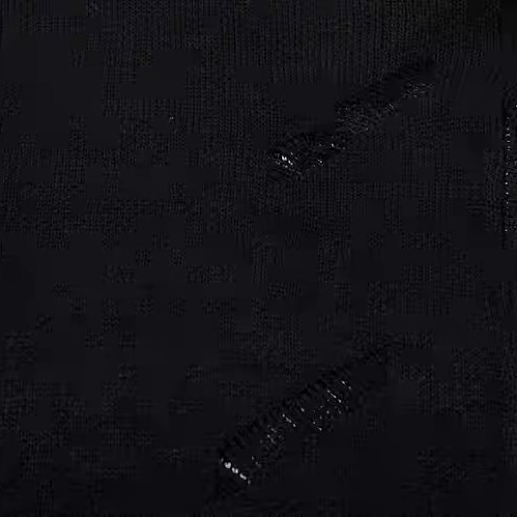 Random wash and cross design fully distressed knit sweater  OR1025